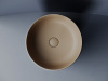 Ceramicanova Умывальник накладной круглый Element 356*356*135мм, цвет капучино матовый