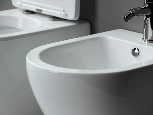 Ceramicanova Подвесное биде Metropol, отверстие под смеситель, с крепежом