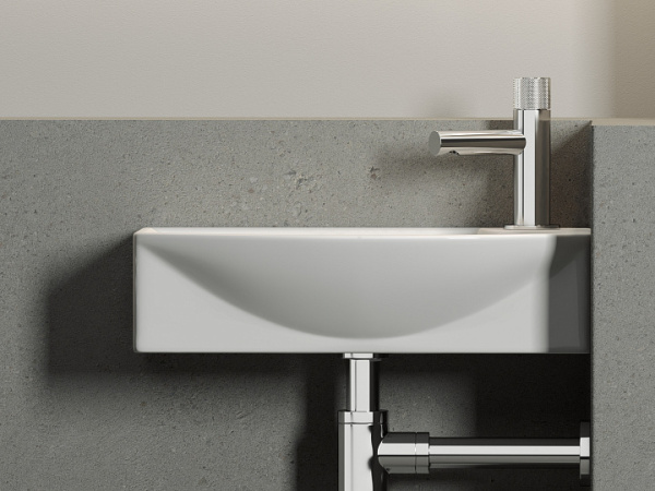 Ceramicanova Умывальник подвесной Element 455*220*130мм, чаша слева, белый