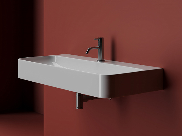 Ceramicanova Умывальник AURA с 1 отверстием для смесителя, без перелива 1020*476*140мм