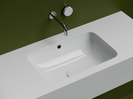 Ceramicanova Умывальник прямоугольный встраиваемый снизу под столешницу Element 540x360x190мм