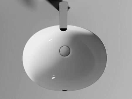 Ceramicanova Умывальник овальный встраиваемый под столешницу Element 510*420*195мм