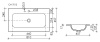 Ceramicanova Умывальник мебельный Grace 810*457*137мм, с отв. под смеситель, белый