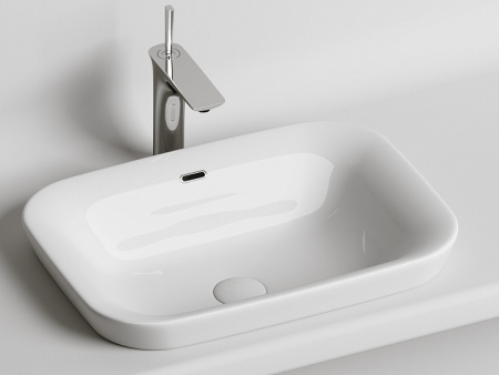 Ceramicanova Умывальник прямоугольный встраиваемый сверху в столешницу Element 580*400*150мм