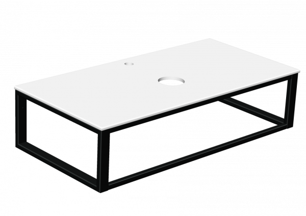 Консоль настенная Radostone Лаура 1000*490*230 черный