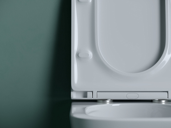 Ceramicanova Унитаз подвесной Union Торнадо, с ультратонким сиденьем с микролифтом