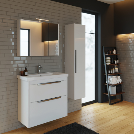 99.9303 PRIME 35 Пенал универс., 4 полки, бел.