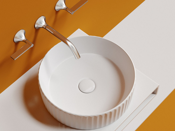 Ceramicanova Умывальник накладной круглый Element 360*360*115мм