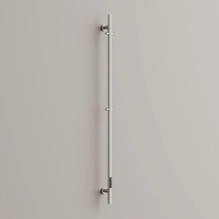 Sancos Полотенцесушитель Etna электрический 150x3 I-образный, брашированный никель