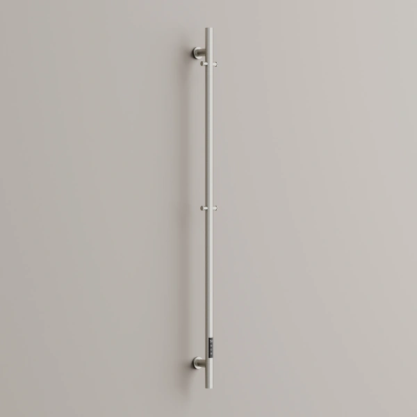 Sancos Полотенцесушитель Etna электрический 150x3 I-образный, брашированный никель