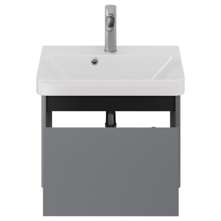 Dreja Luxury, 55 см, Тумба подвесная, 1 ящик,   серый базальт