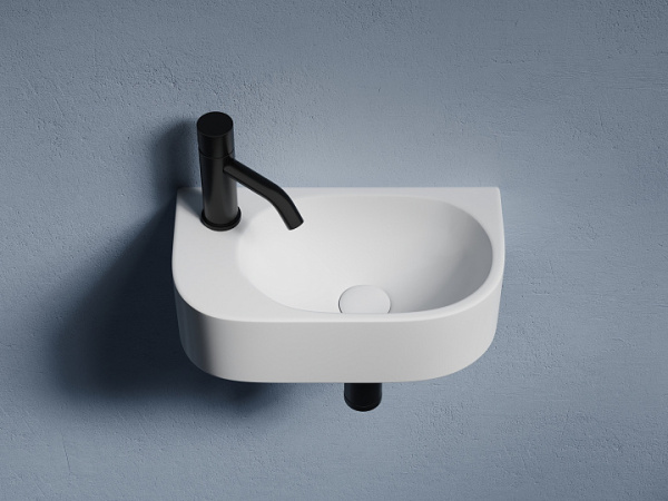 Ceramicanova Умывальник подвесной прямоугольный Element  400*215*120мм, чаша справа