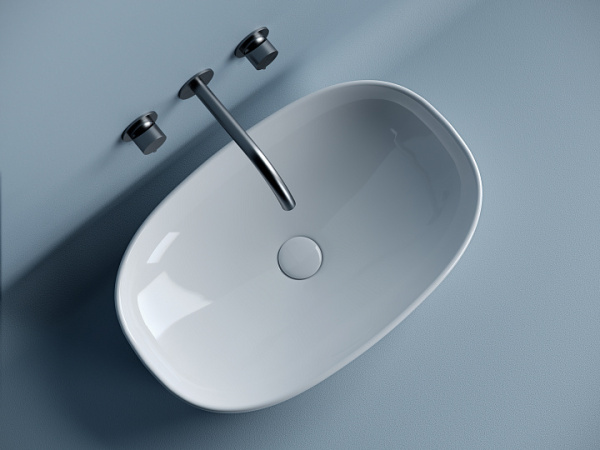 Ceramicanova Умывальник накладной овальный Element 600*380*140мм