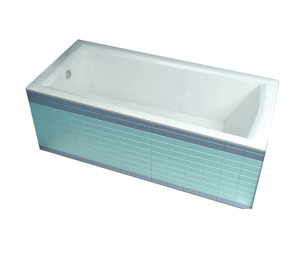 Ванна Ravak SET DOMINO PLUS 170х75 (ванна+опора 75+Сточный комплект хpом II (квадратный)