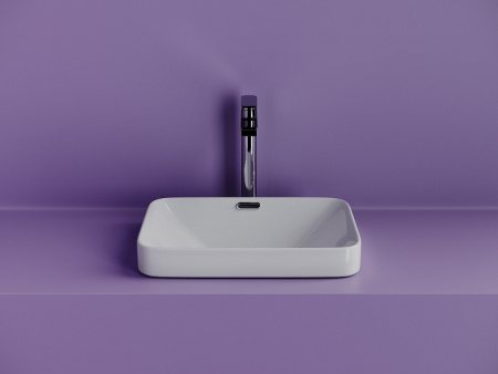 Ceramicanova Умывальник встраиваемая сверху прямоугольный Element 460x330x170
