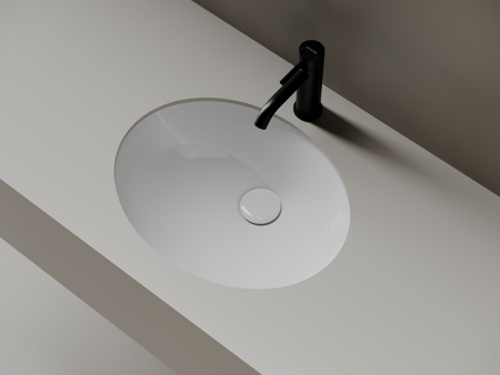Ceramicanova Умывальник Era прямоугольный 465x380x190 встраиваемый снизу, с отверст.слива-перелива