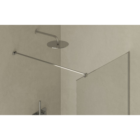 Неподвижная стенка RAVAK ST Walk-In Wall AIR 900 профиль блестящий+ стекло прозрачное