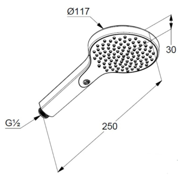 KLUDI DIVE Ручной душ  xDive 1S