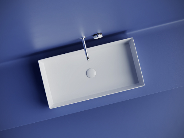 Ceramicanova Умывальник накладной прямоугольный 701x361x130, цвет белый, арт.CN6071