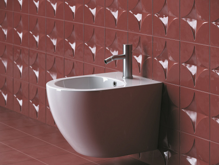 Ceramicanova Биде подвесное Forma, с керамическим донным клапаном, 1 отв под смеситель, с крепежом