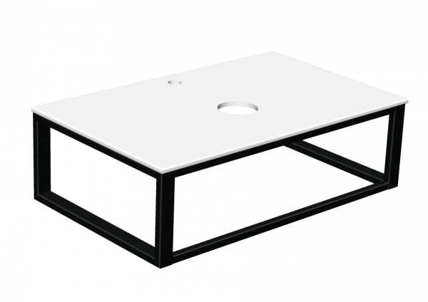 Консоль настенная Radostone Лаура 800*490*230 черный