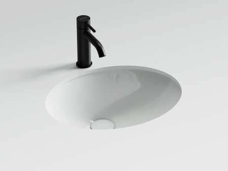 Ceramicanova Умывальник Era прямоугольный 465x380x190 встраиваемый снизу, с отверст.слива-перелива