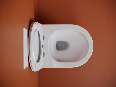 Подвесной унитаз Ceramicanova Уно (Uno) смыв Торнадо 490x360x360 белый