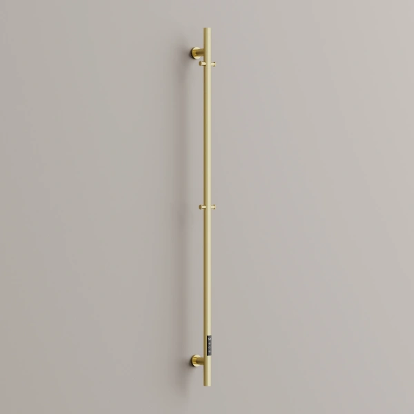 Sancos Полотенцесушитель Linn электрический 150x3 I-образный, брашированное золото