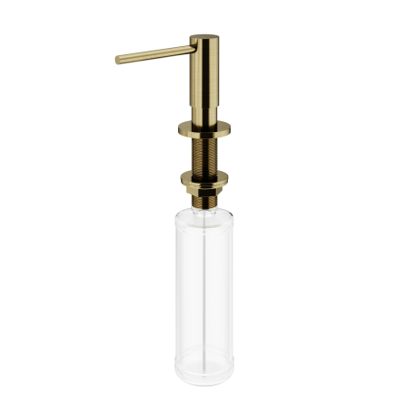 Sancos Дозатор для кухонной мойки, объем 500 мл, цвет брашированное золото, арт. SC40100BG
