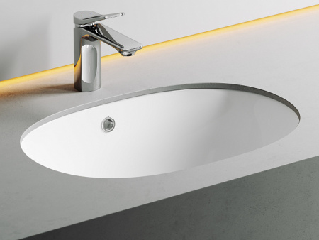 Ceramicanova Умывальник овальный встраиваемый под столешницу Element 565*385*210мм
