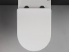 Ceramicanova Унитаз соло HIGHLIGHT Rimless, с крепежом, с сиденьем-крышкой с микролифтом