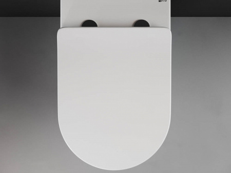Ceramicanova Унитаз соло HIGHLIGHT Rimless, с крепежом, с сиденьем-крышкой с микролифтом
