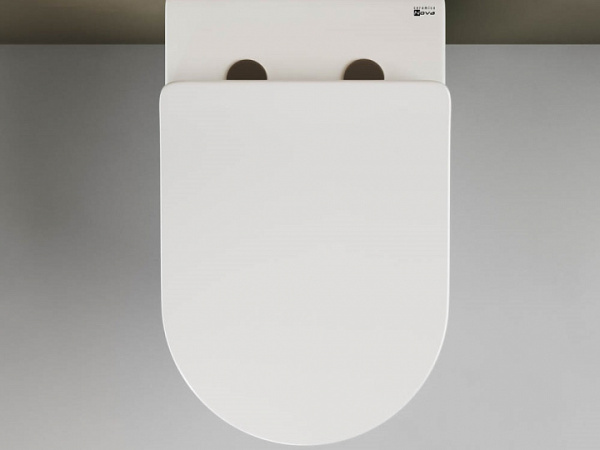 Ceramicanova Унитаз напольный пристенный Mia Rimless,с ультратонким сид.,микролифт, белый