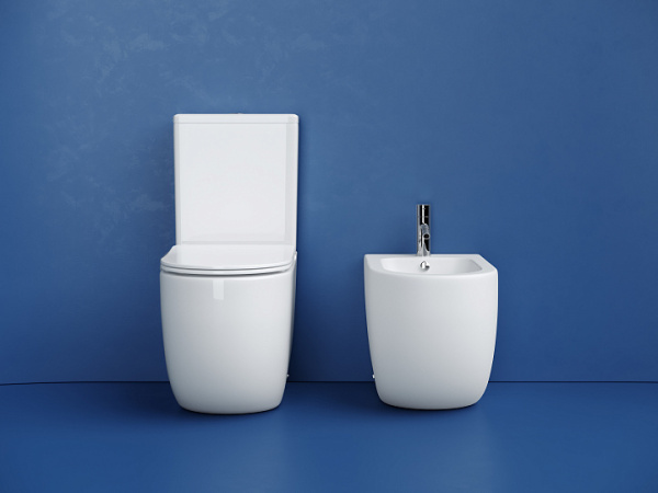 Напольный пристенный унитаз Metropol смыв Торнадо белый CN4001T