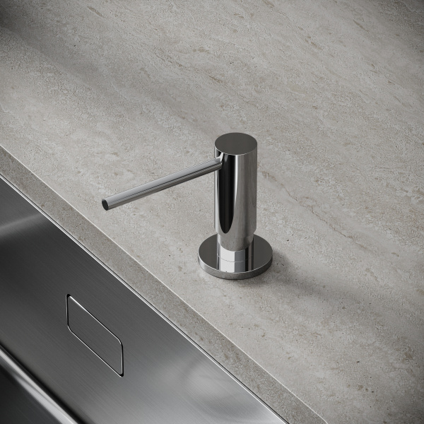 Sancos Дозатор для кухонной мойки, объем 500 мл, цвет хром, арт. SC40100CH