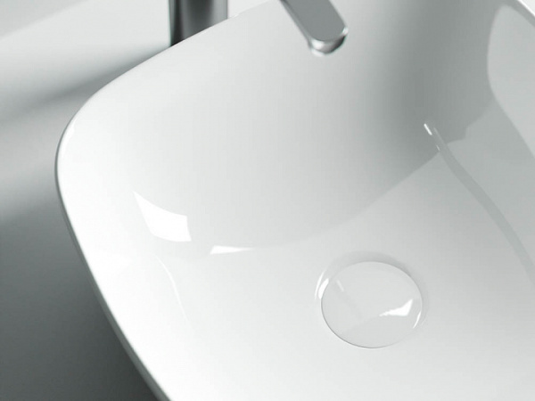 Ceramicanova Умывальник накладной квадратный Element 400*400*140мм