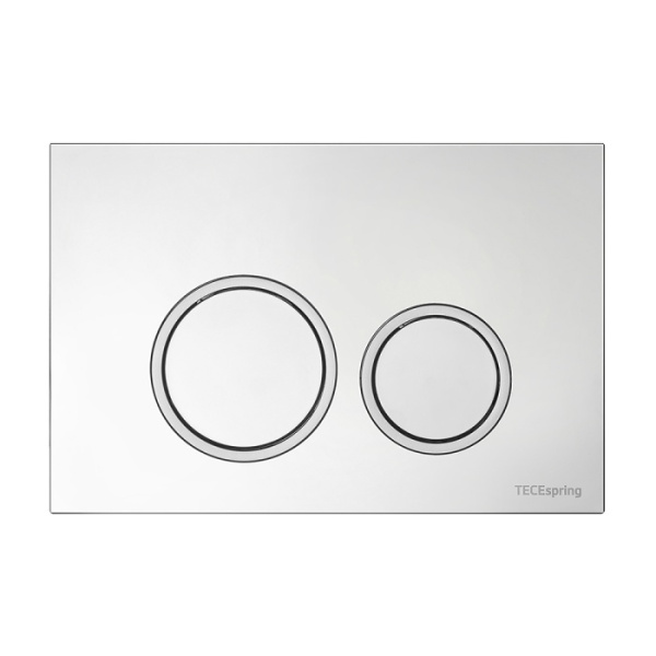 Комплект TECEspring, панель смыва с кругл кнопками, хром глянц., унитаз модель K