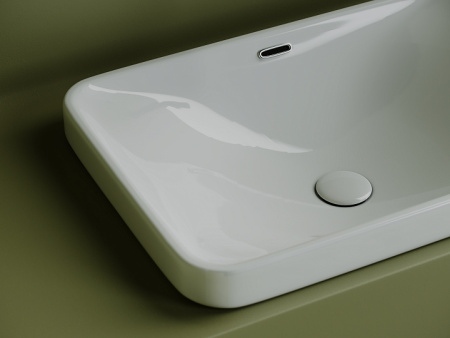 Ceramicanova Умывальник прямоугольный встраиваемый сверху в столешницу Element 605*415*185 мм