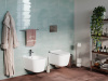 Ceramicanova Биде напольное New day, 1 отв под смеситель, с крепежом, комплекте донн. клапан с керам