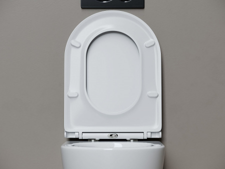 Ceramicanova Унитаз подвесной  Whirl торнадо 3.0 сиденье микролифт крепления белый