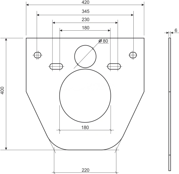 Шумоизоляционная панель для инсталляции, арт. CN1000
