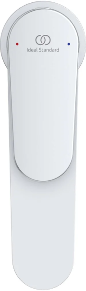 IS CERAFINE O,  Смеситель для раковины, с д/кл, silver