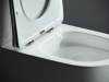 Ceramicanova  Чаша унитаза MIA Rimless, ниж. под, глуб. смыв, креп. и сид.-крыш.