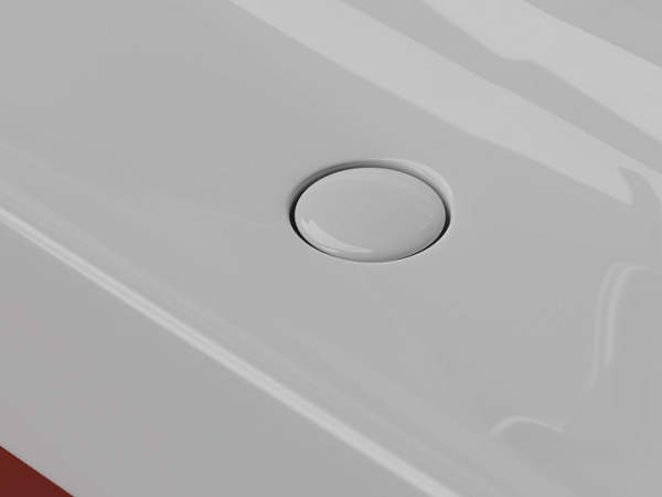 Ceramicanova Умывальник AURA с 1 отверстием для смесителя, без перелива 1020*476*140мм