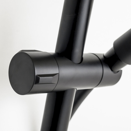 Душевая система CLEVER PANAM EVO XTREME, регул., черный матовый