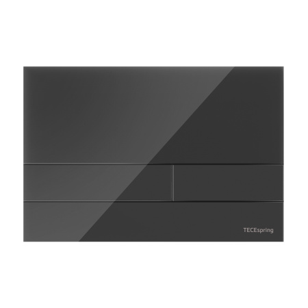 S240851 TECEspring loop Панель смыва акриловая для унитаза TECEspring square, черная