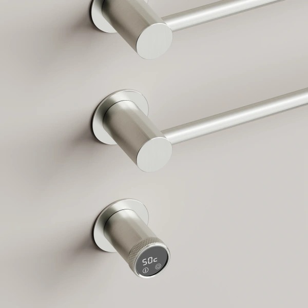 Sancos Полотенцесушитель Linea электрический встраиваемый , брашированный никель