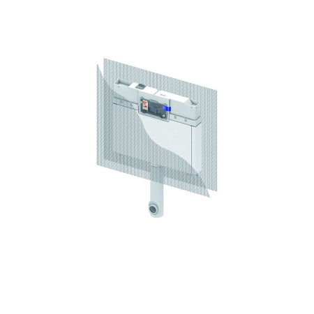 9370007 TeCe Сливной бачок 8 см