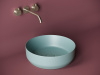 Ceramicanova Умывальник накладной круглый Element 390*390*120мм, зеленый мат.