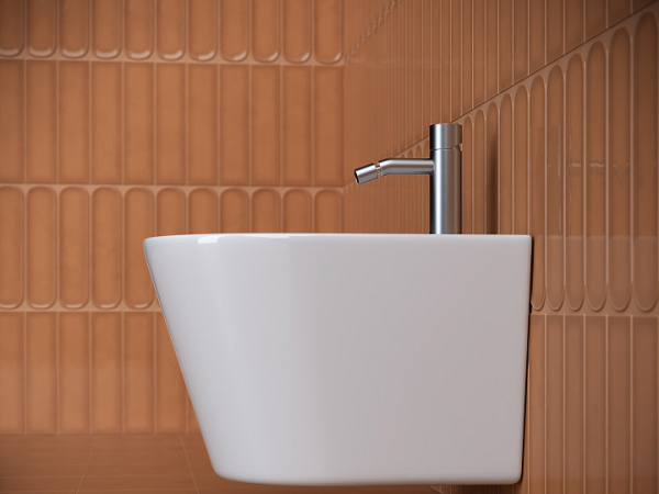 Ceramicanova Биде подвесное Forma, отверстие под смеситель, с крепежом для скрытого монтажа